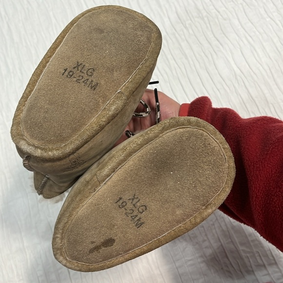 Old Friend Sheepskin & Suede Baby Softsole Infant and Toddler XL boots - Picture 7 of 10